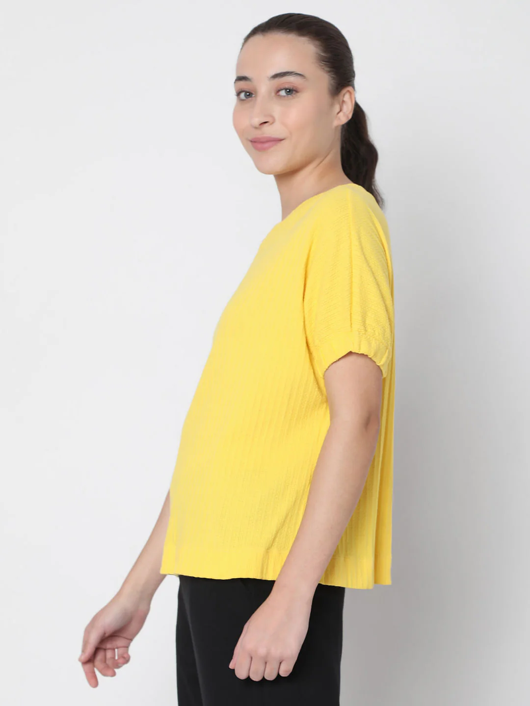 Yellow Textured Top - Image 3