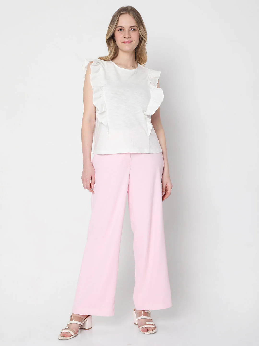 White Ruffle Top - Image 5