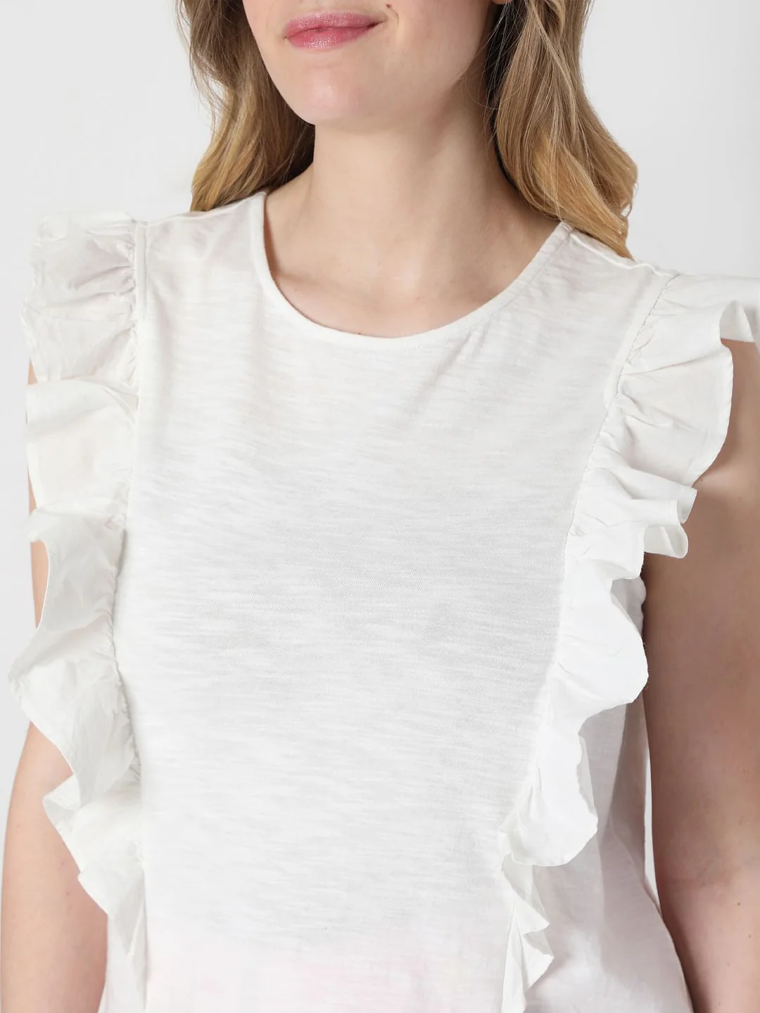 White Ruffle Top - Image 6