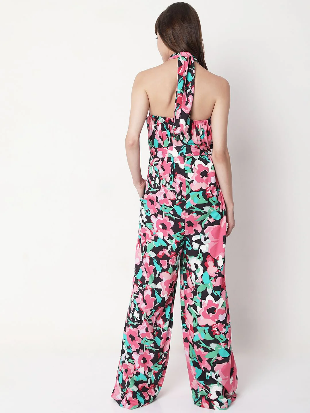 Pink Floral Jumpsuit - Image 3