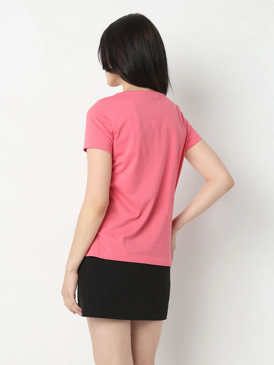 Pink Embroidered Pocket T-Shirt - Image 4