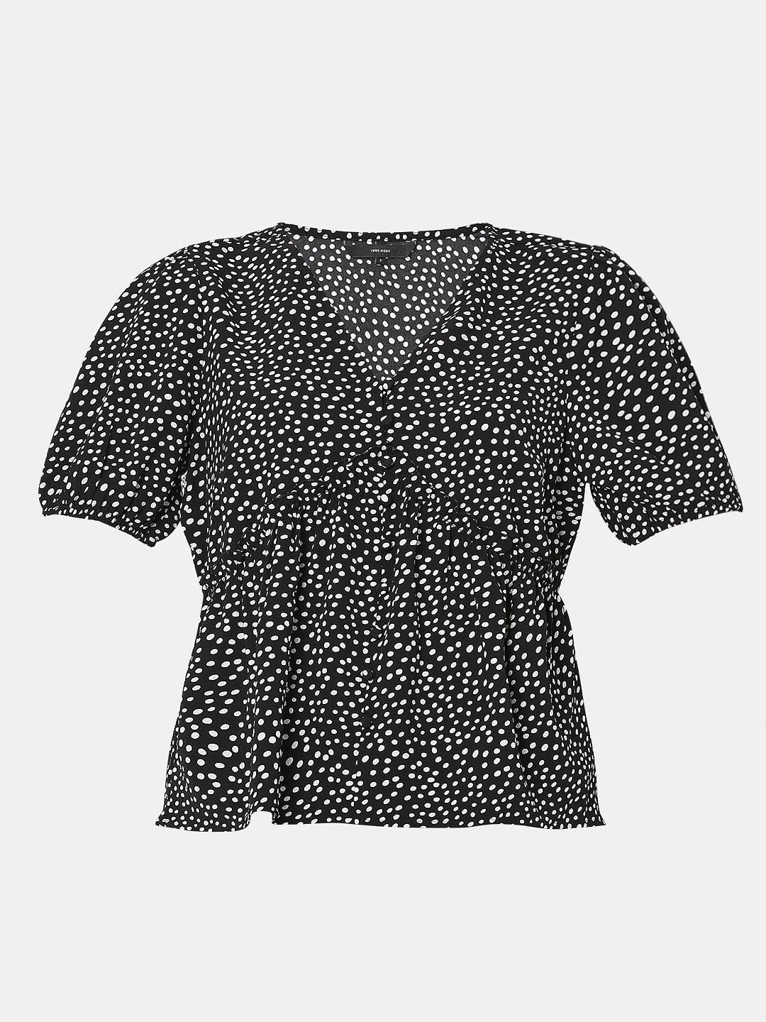Black Polka Dot Top - Image 7