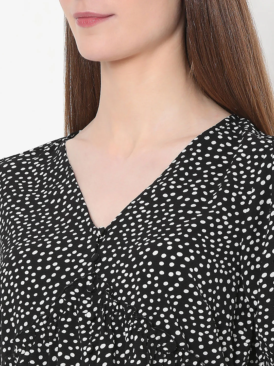 Black Polka Dot Top - Image 8