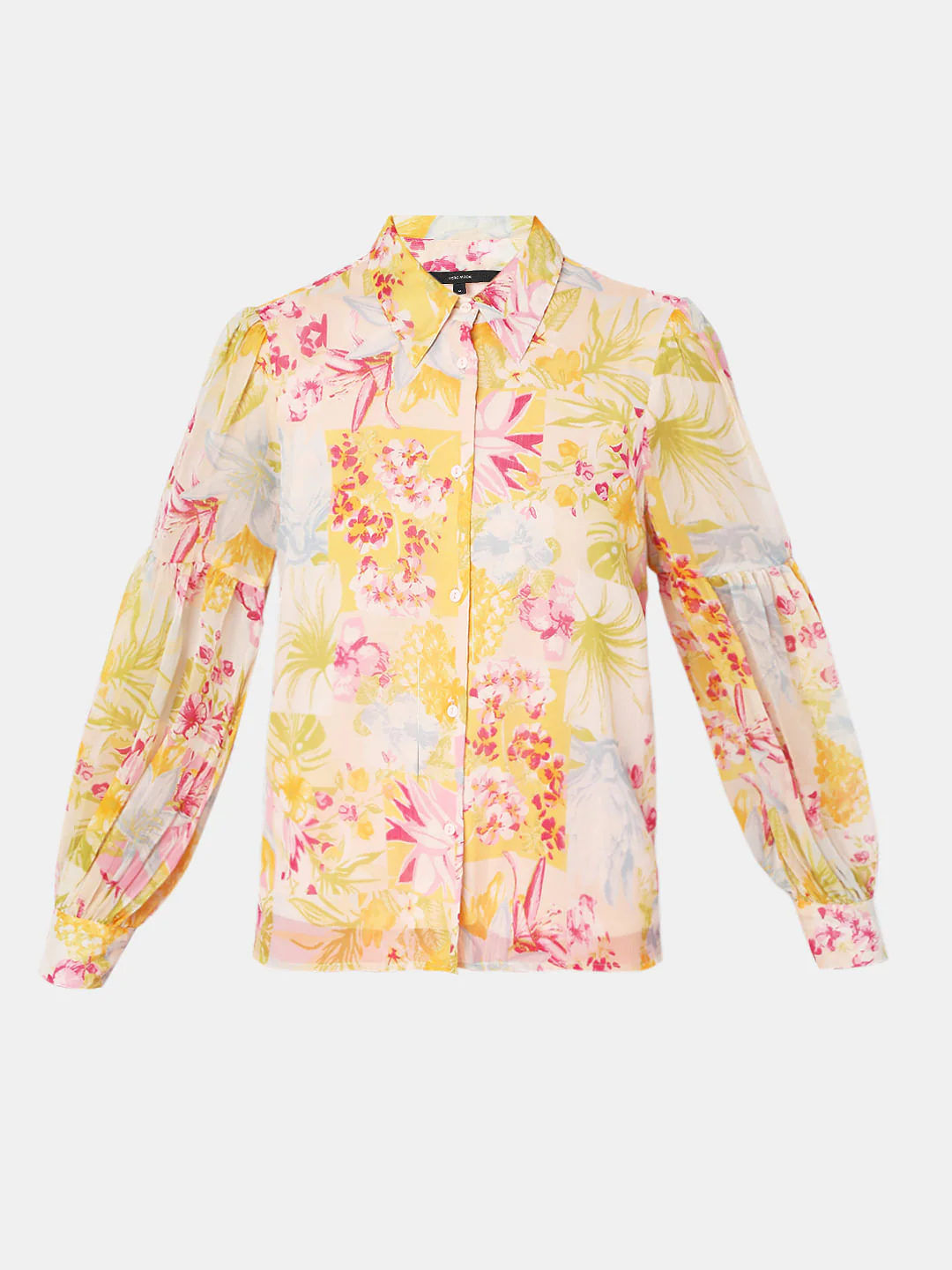 Yellow Floral Shirt - Image 7