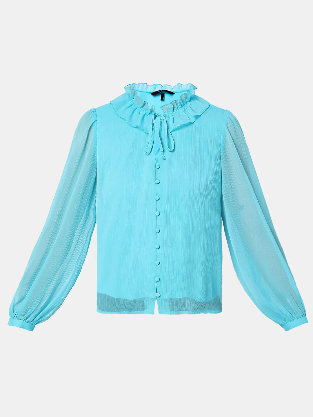 Light Blue Sheer Top - Image 7