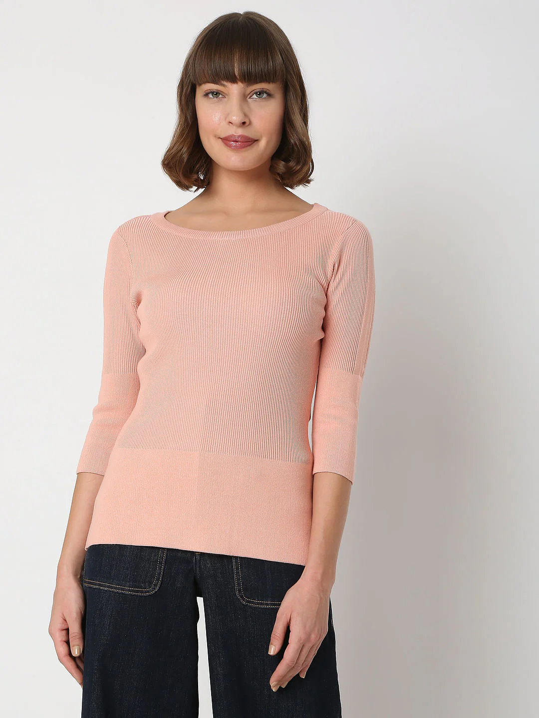 Pink Ribbed Top - Image 2