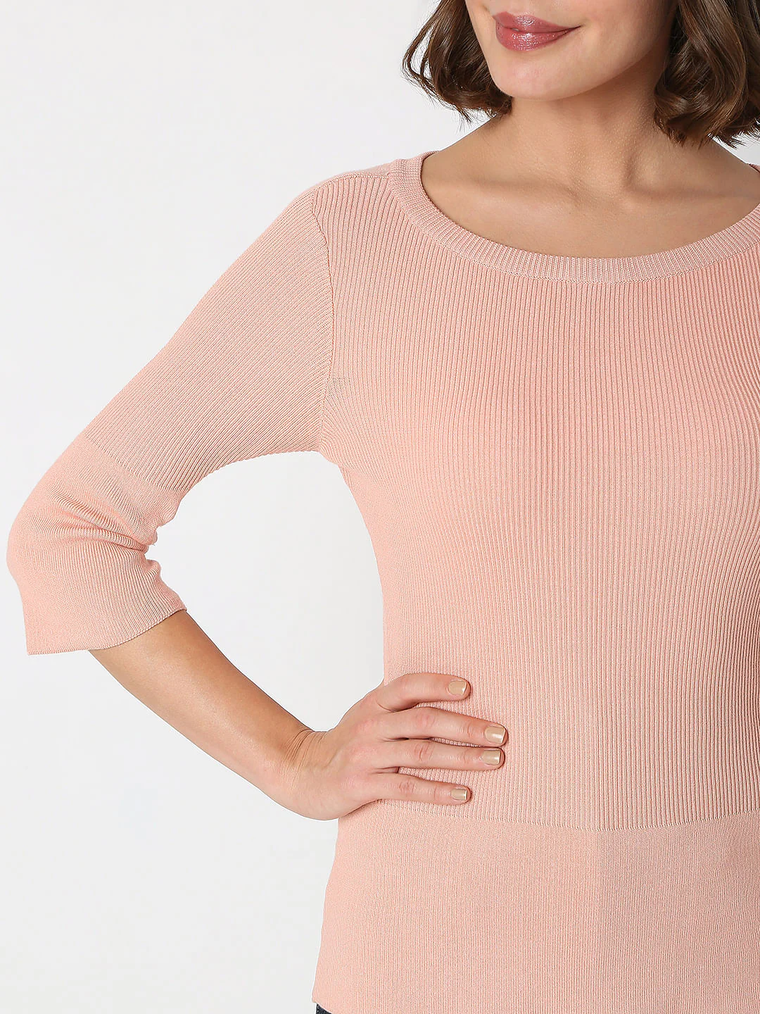 Pink Ribbed Top - Image 6