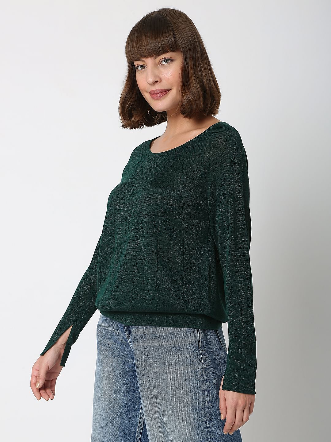 Dark Green Knit Top - Image 3