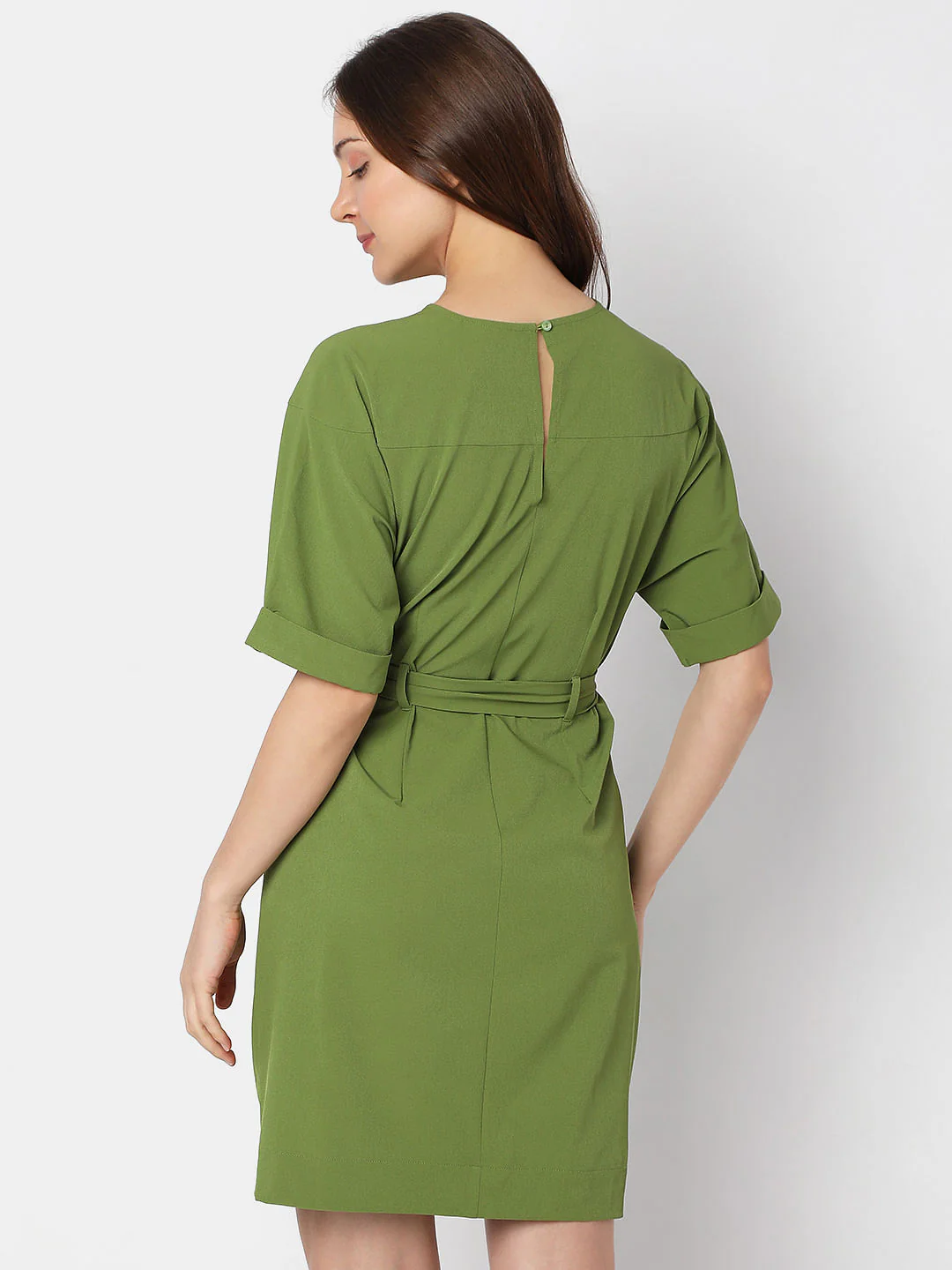 Green Mini Dress - Image 4