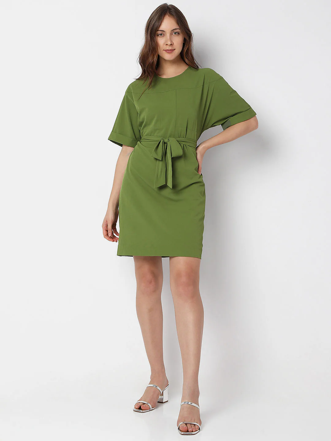 Green Mini Dress - Image 5