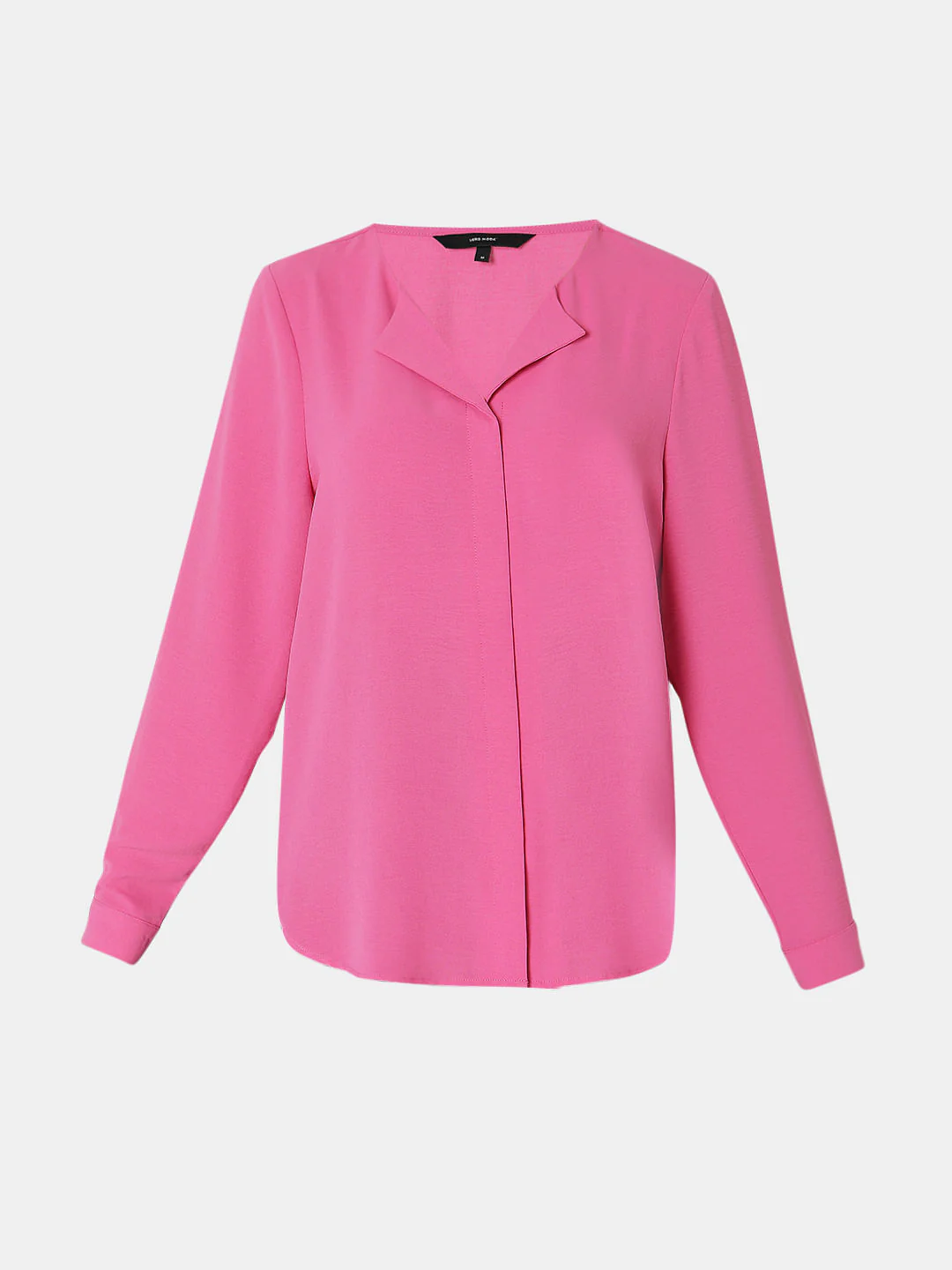 Pink Folded Collar Top - Image 7