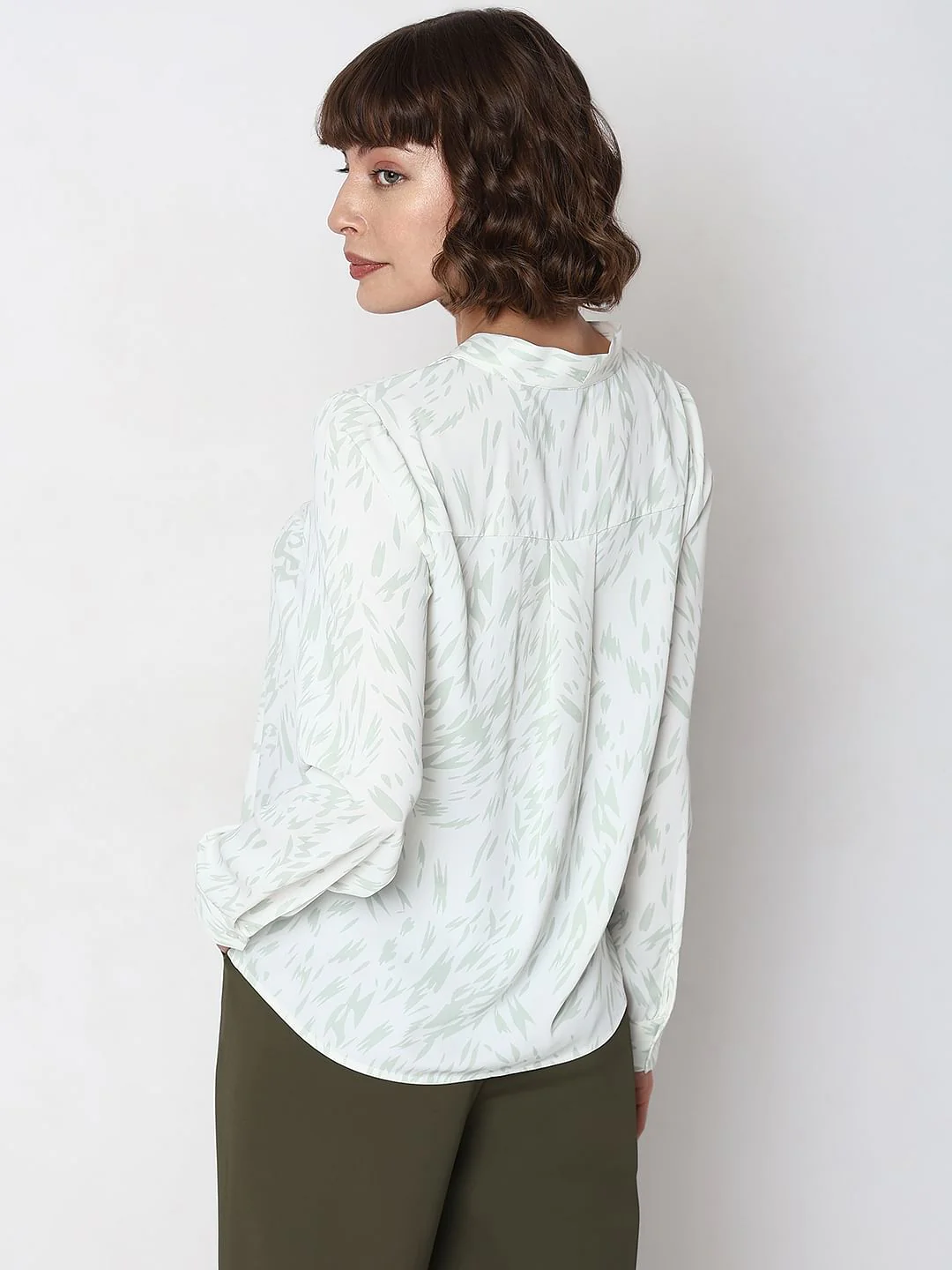 White Printed Top - Image 4
