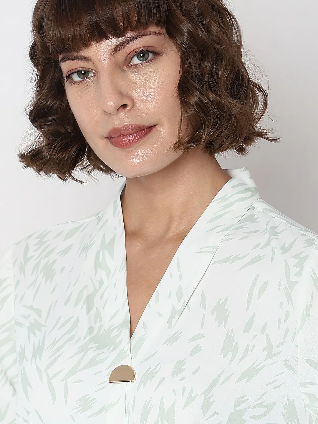 White Printed Top - Image 6