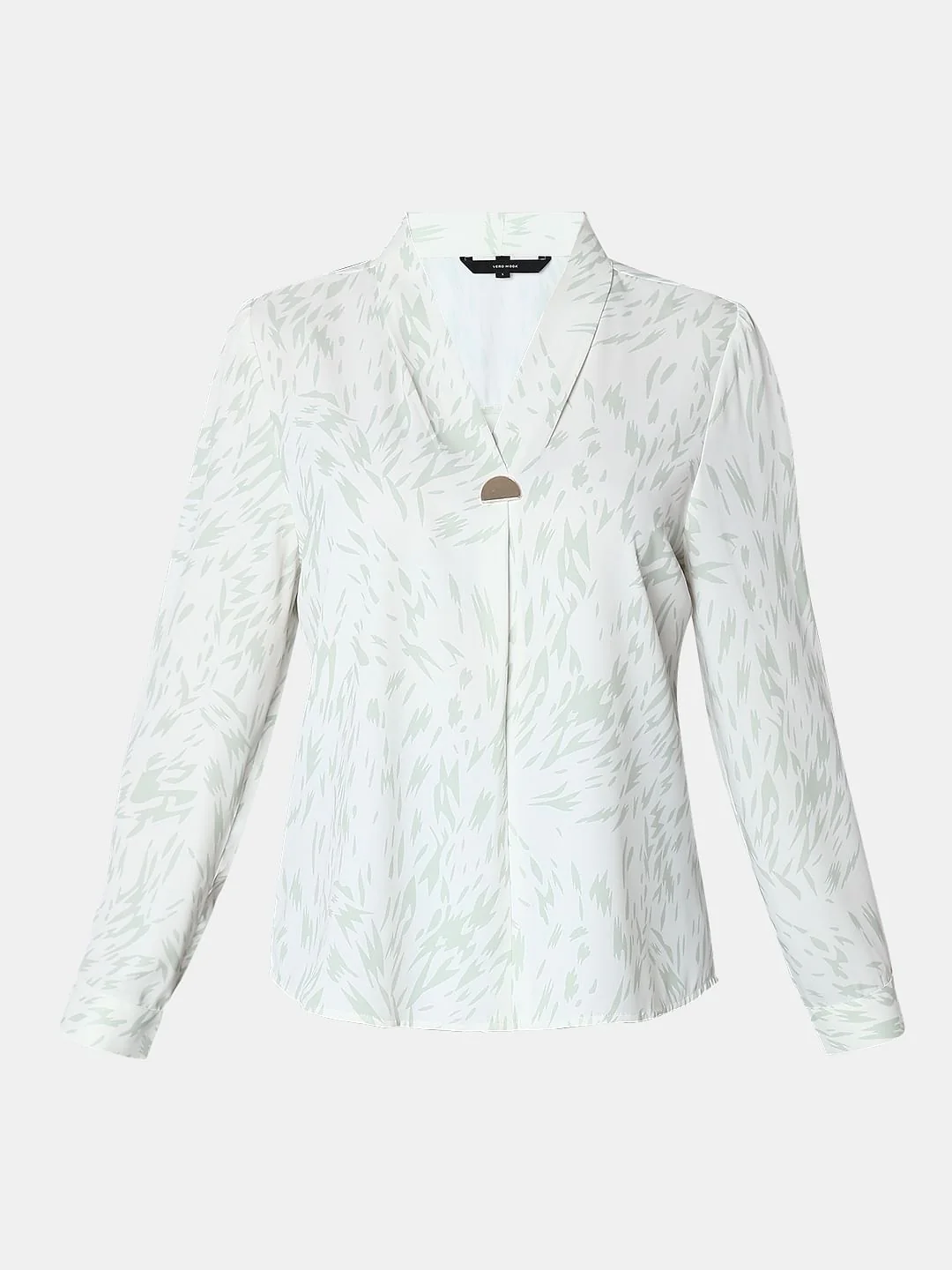 White Printed Top - Image 7