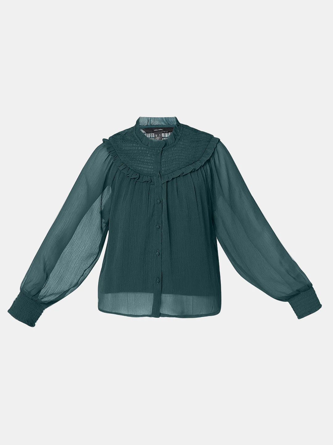 Green Smocked Top - Image 7