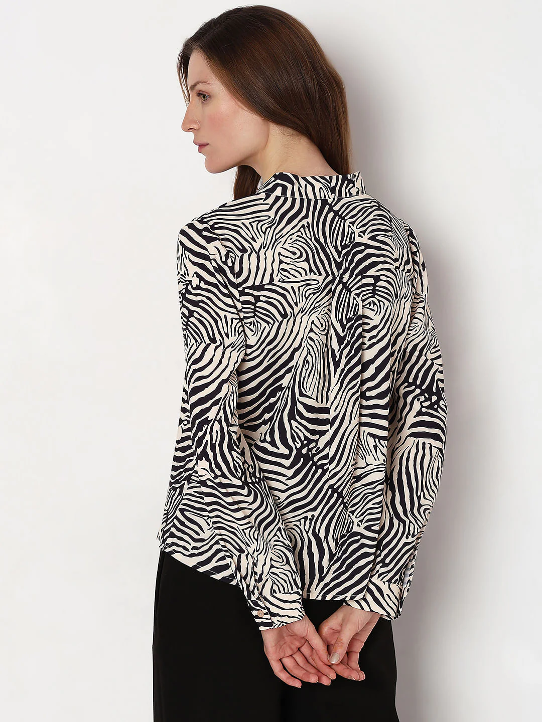 Beige Animal Print Top - Image 4