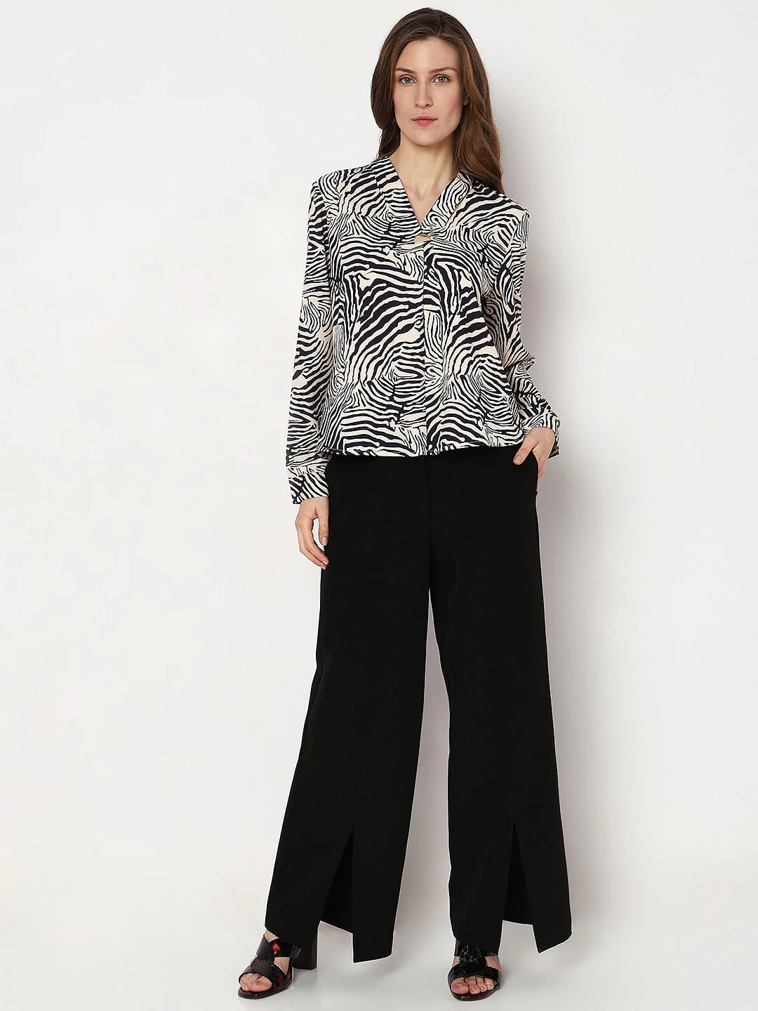 Beige Animal Print Top - Image 5