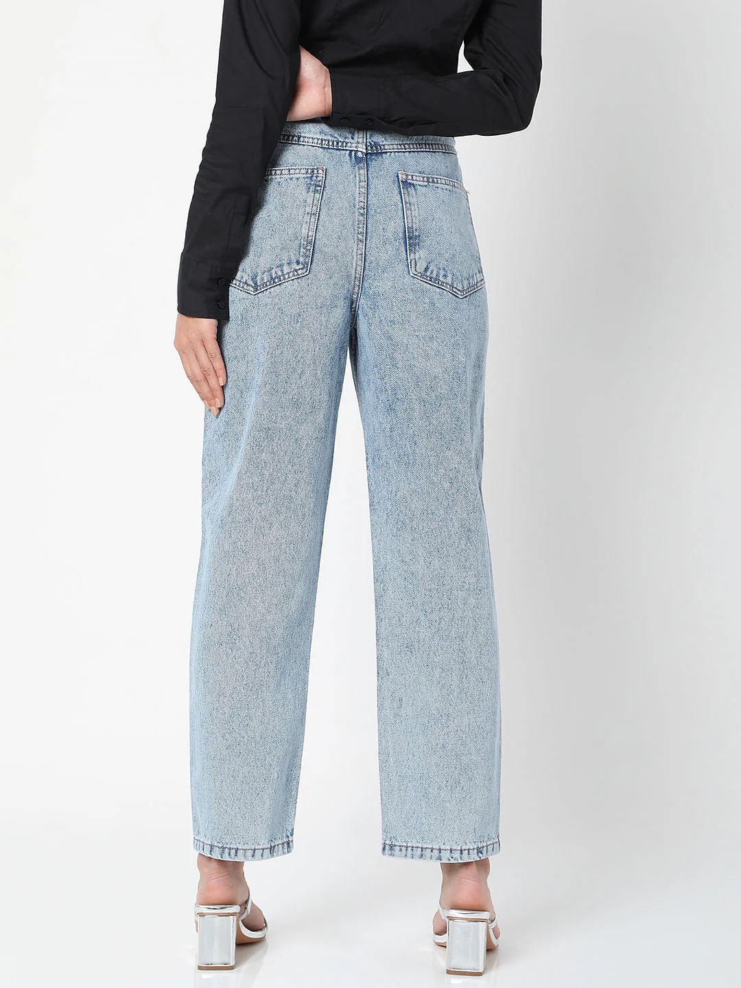Light Blue Mom Jeans - Image 4