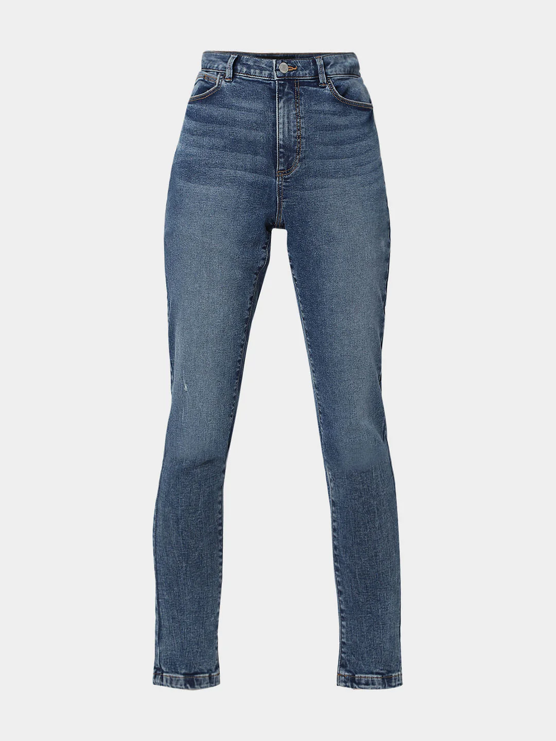 Blue High Waist Wendy Skinny Jeans - Image 7