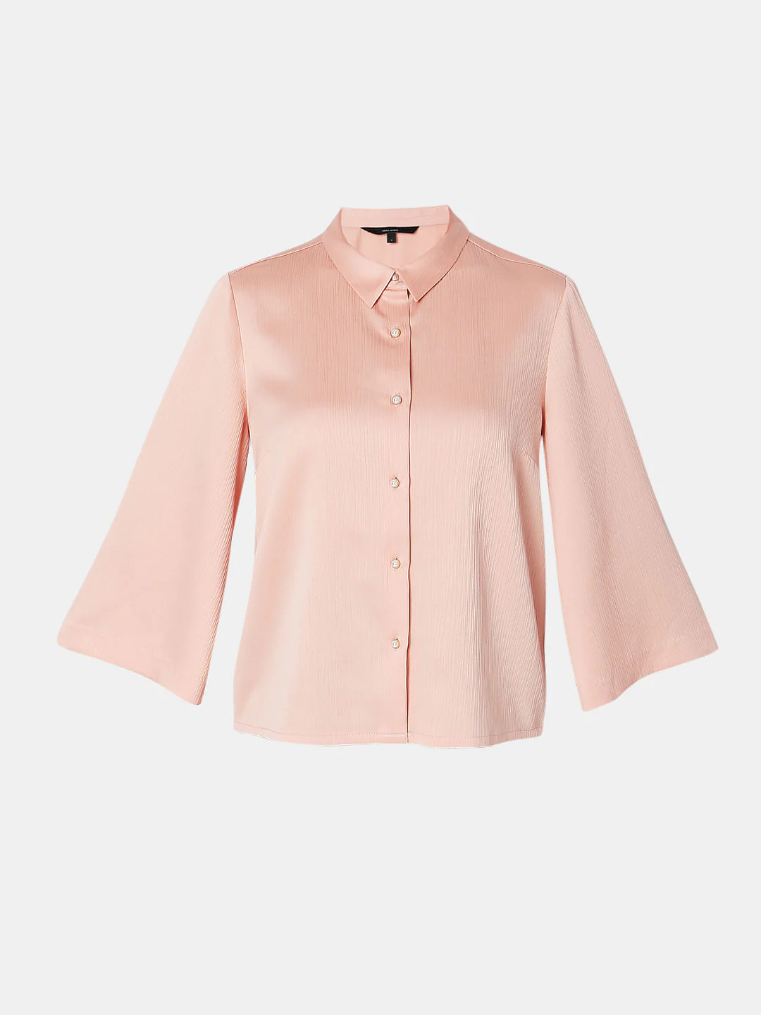 Dull Pink Flared Sleeves Shirt - Image 7