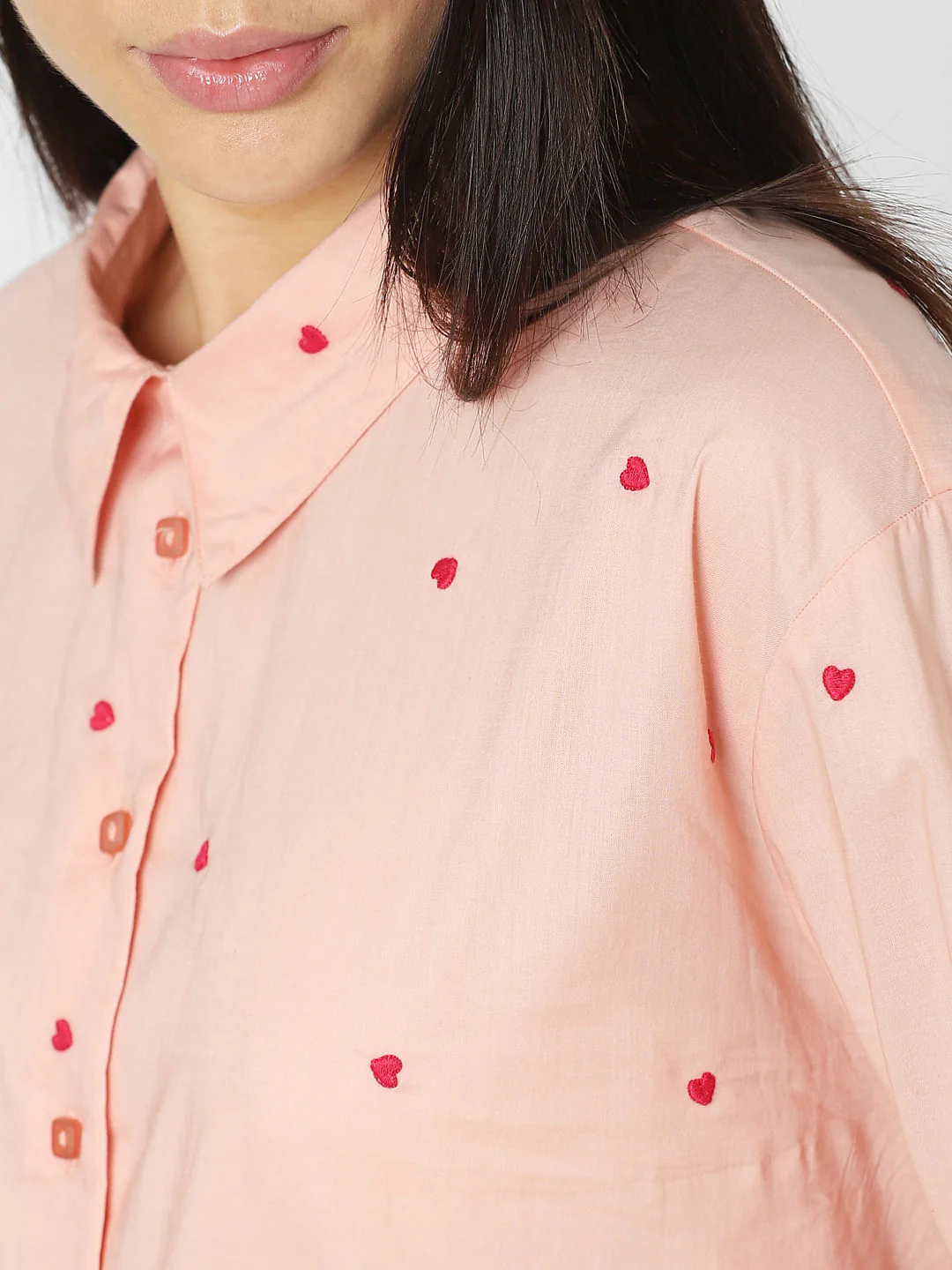 Pink Heart Print Shirt - Image 5