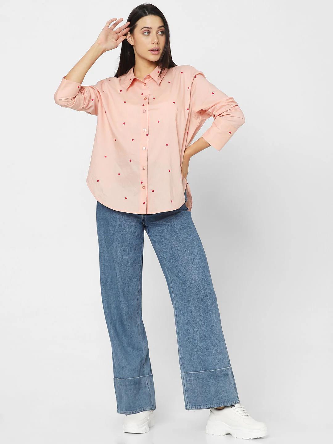 Pink Heart Print Shirt - Image 6