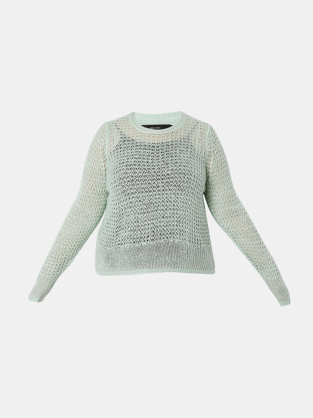 Curve Green Flat Knit Top - Image 7