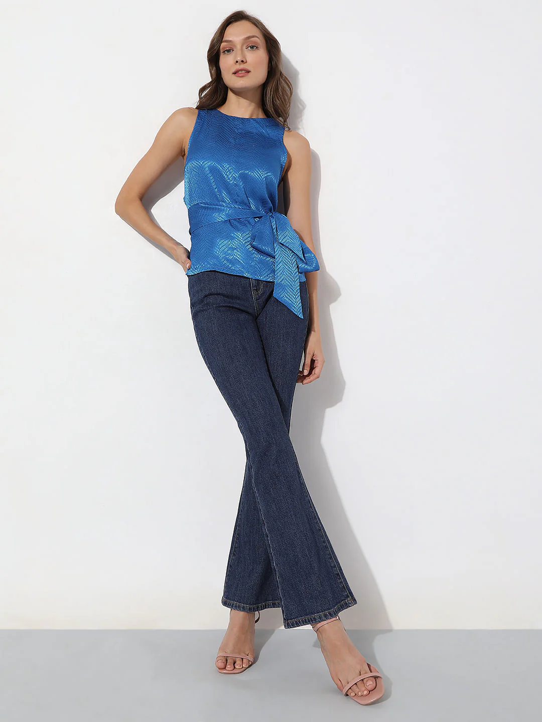 Blue Tie-Up Top - Image 5