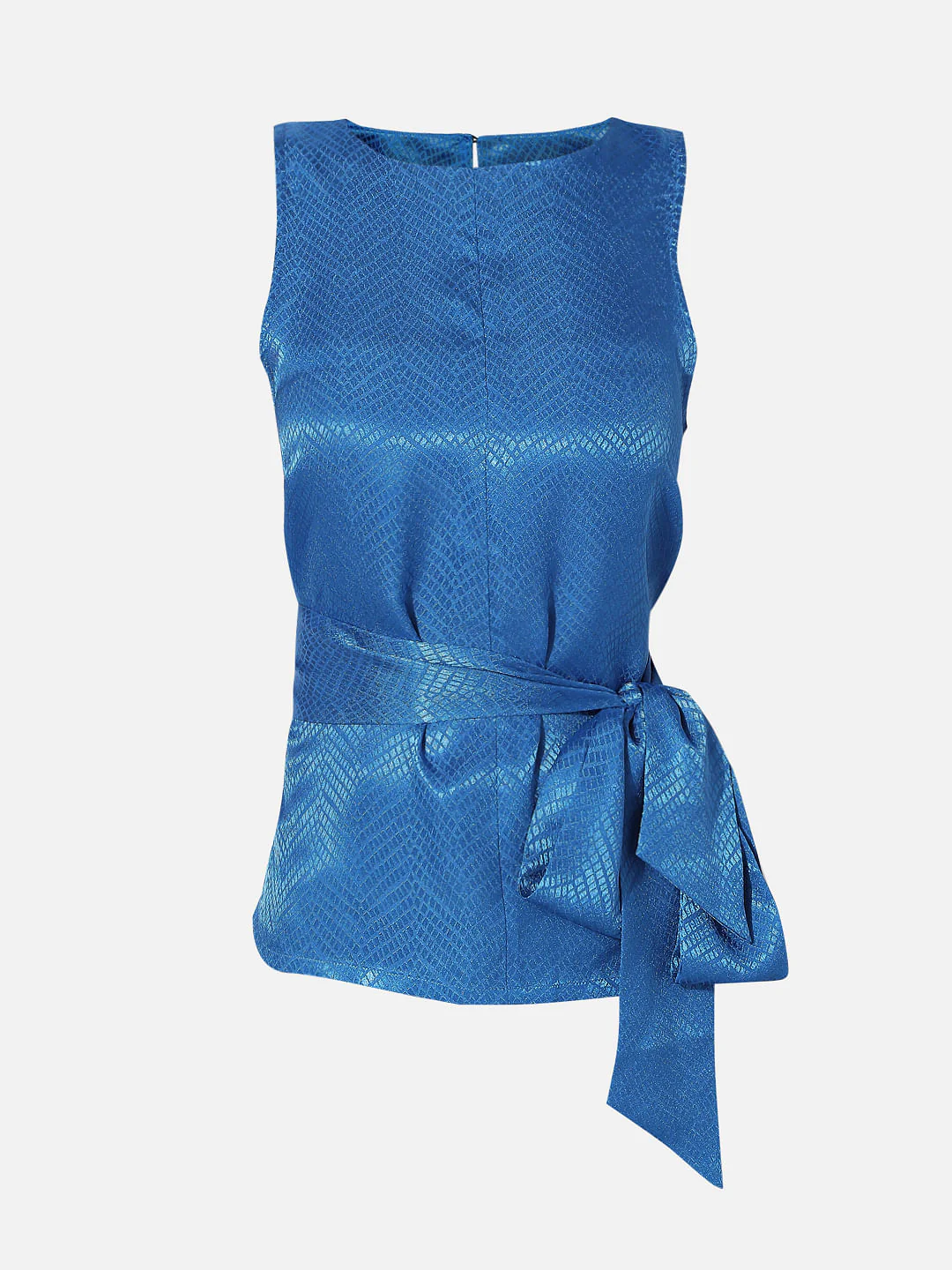 Blue Tie-Up Top - Image 7