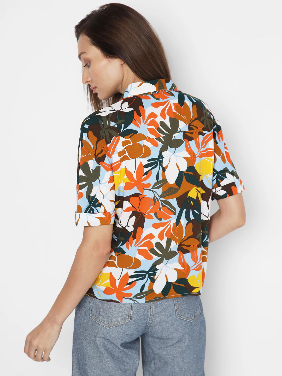 Orange Floral Shirt - Image 4