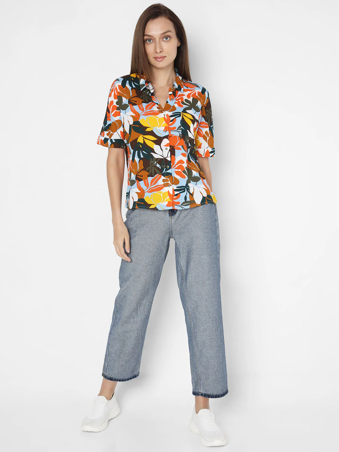 Orange Floral Shirt - Image 5