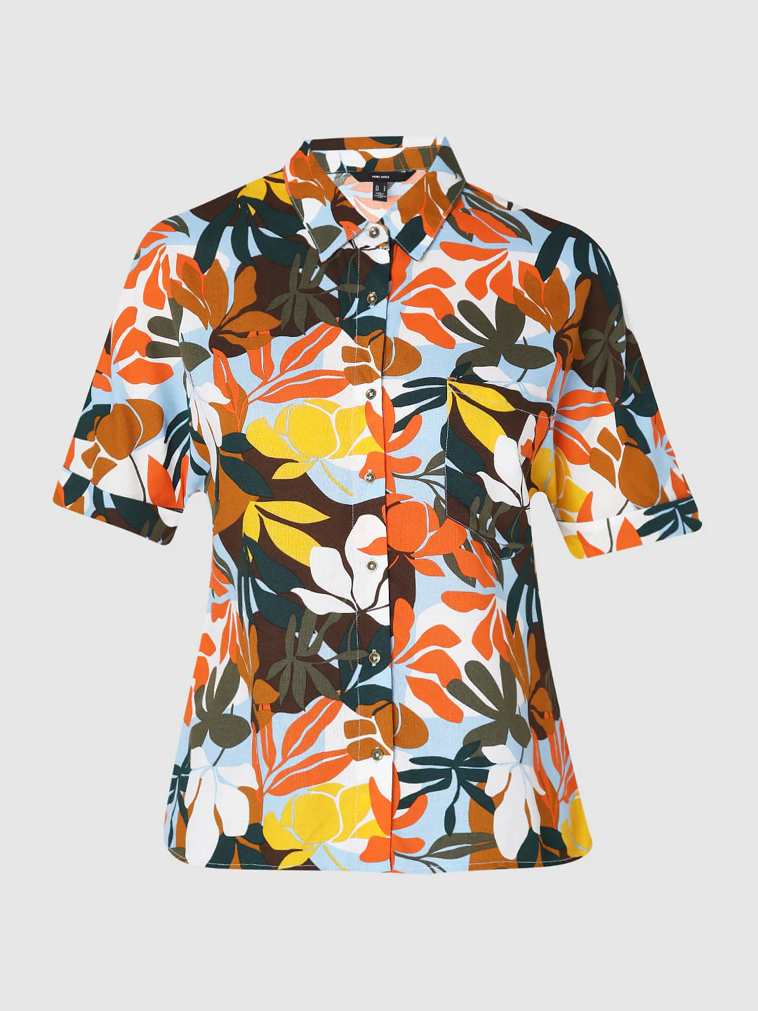 Orange Floral Shirt - Image 7