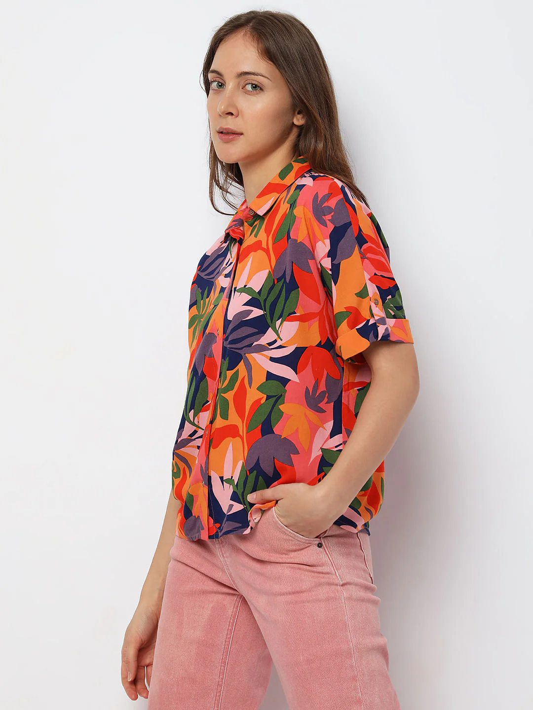 Pink Floral Shirt - Image 3