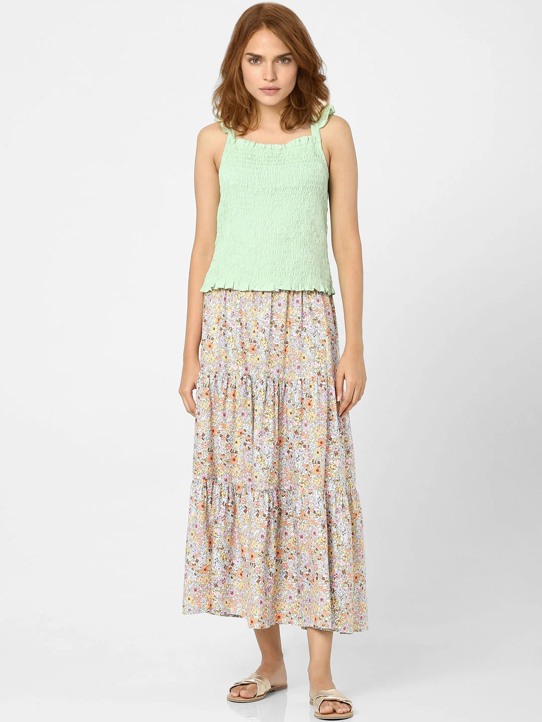 Green Smocked Top - Image 4