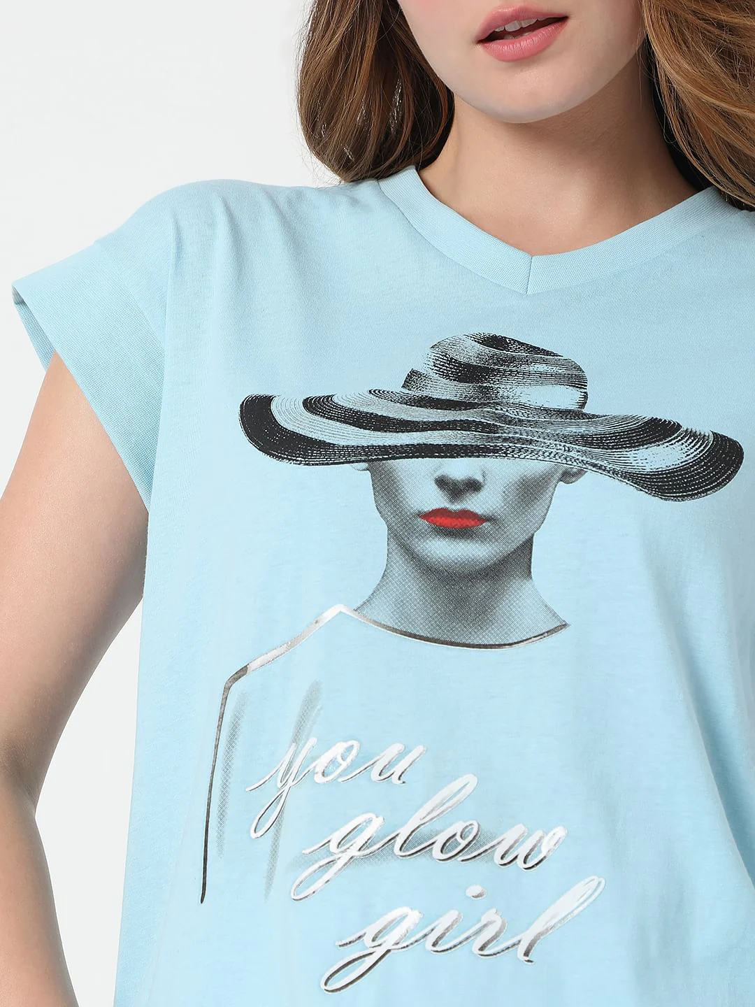Blue Graphic T-Shirt - Image 6