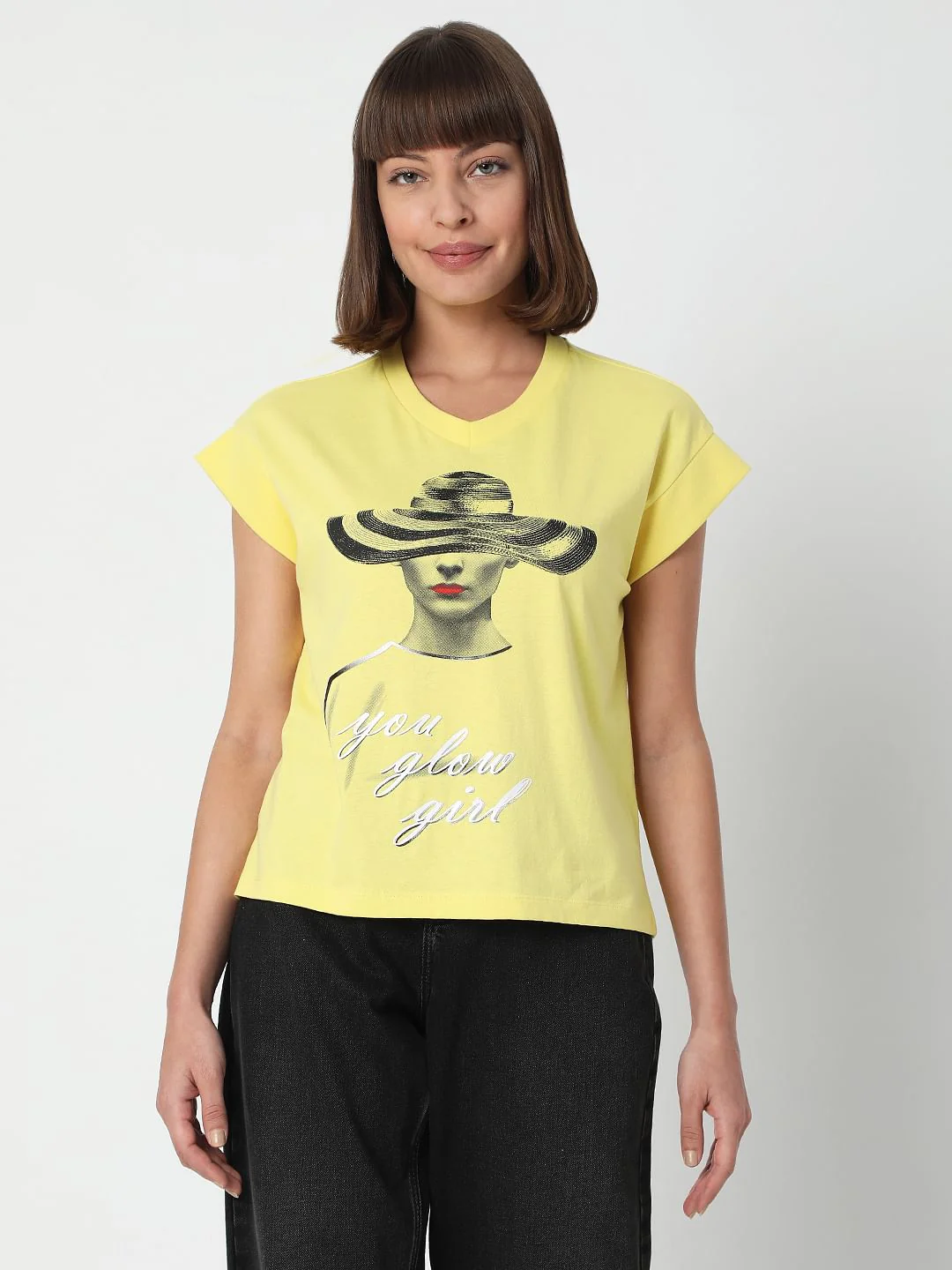 Yellow Graphic T-Shirt - Image 2