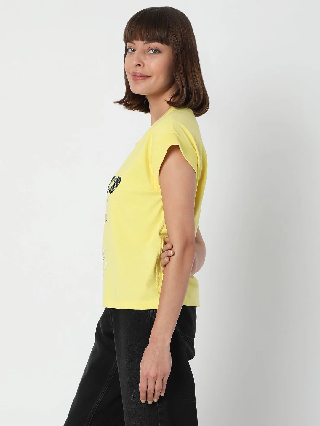 Yellow Graphic T-Shirt - Image 3
