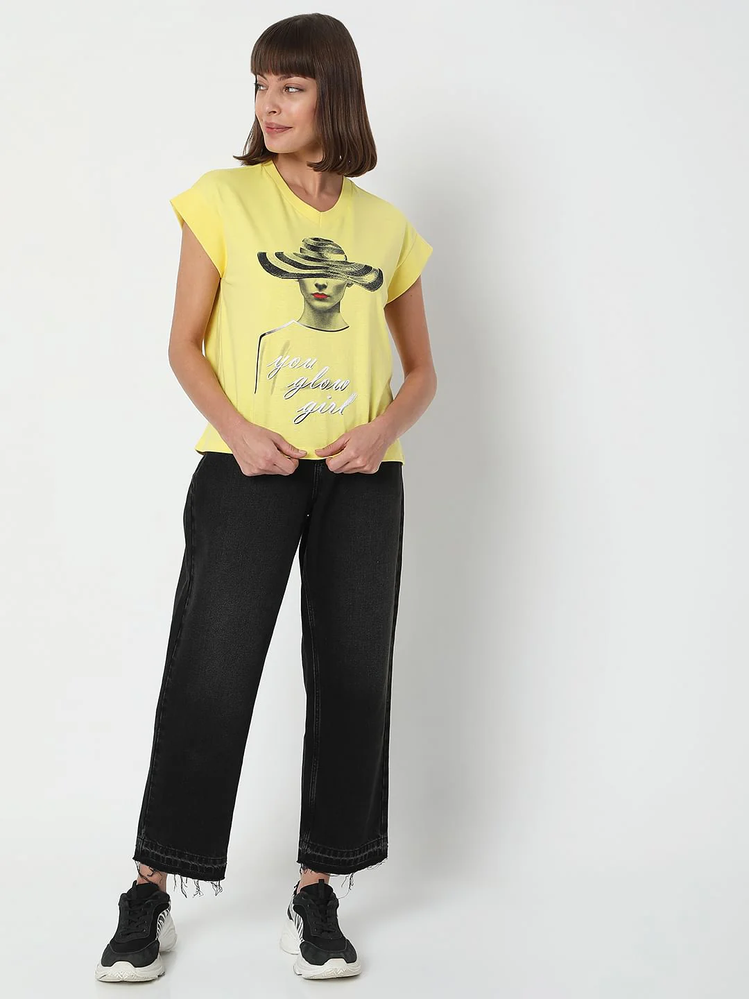 Yellow Graphic T-Shirt - Image 5