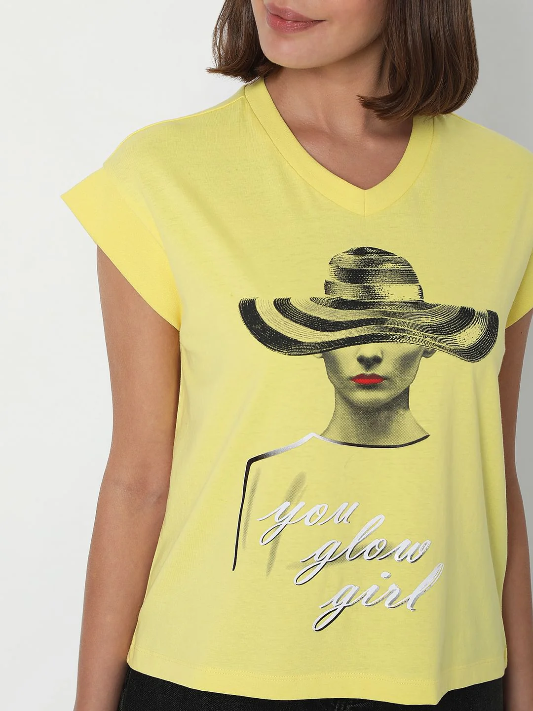 Yellow Graphic T-Shirt - Image 6
