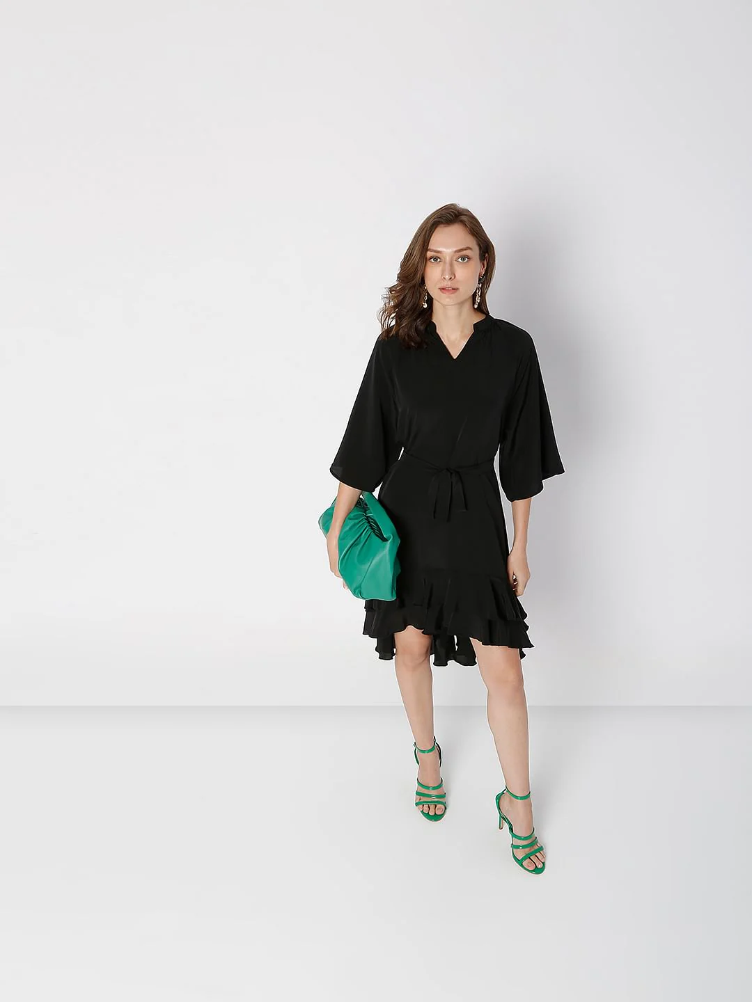Black Asymmetric Dress