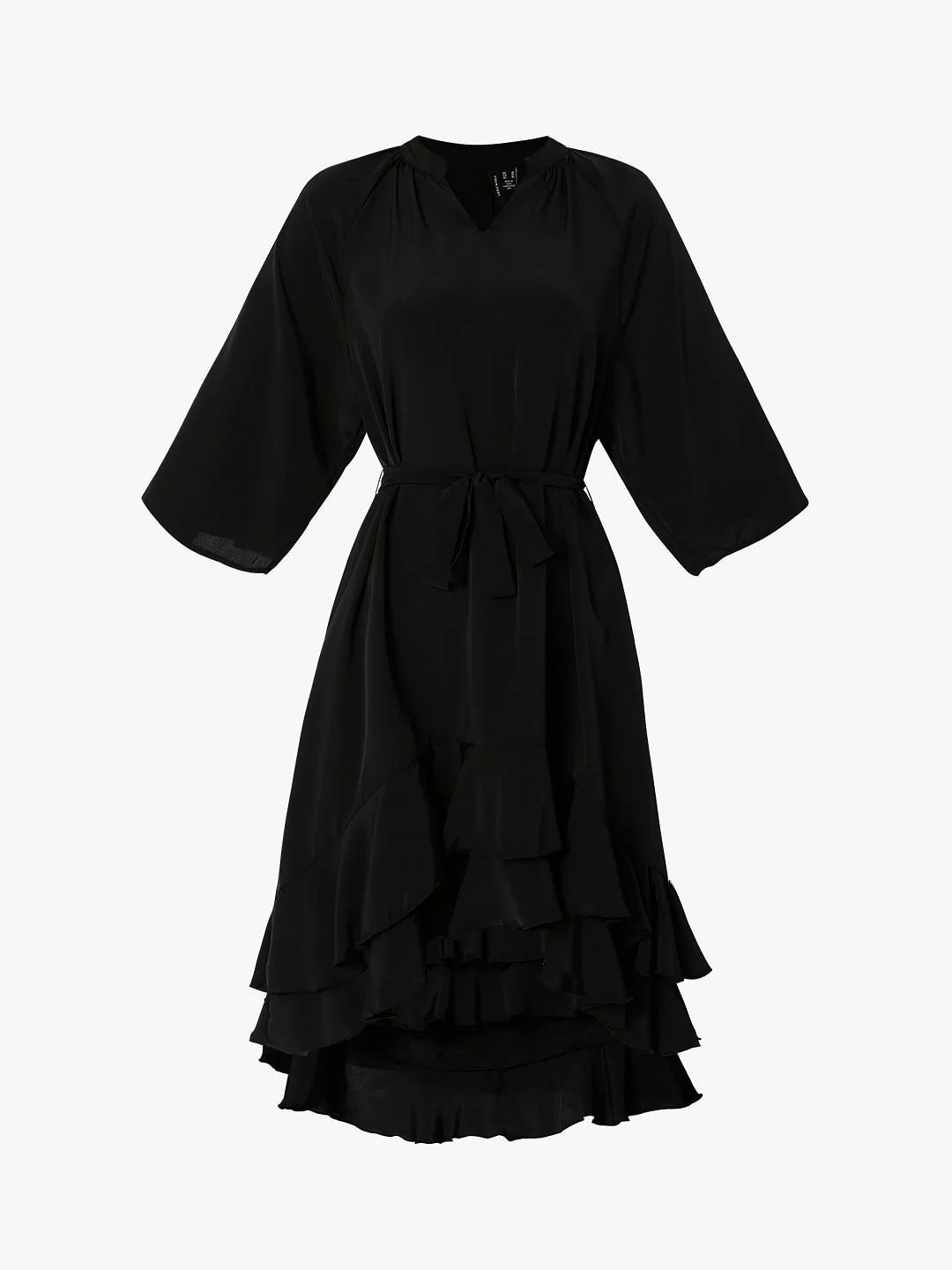 Black Asymmetric Dress - Image 7