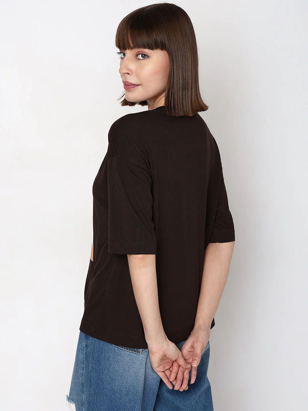 Black Graphic Print T-Shirt - Image 4