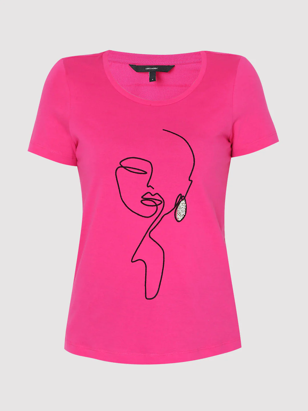 Pink Graphic Print T-Shirt - Image 7