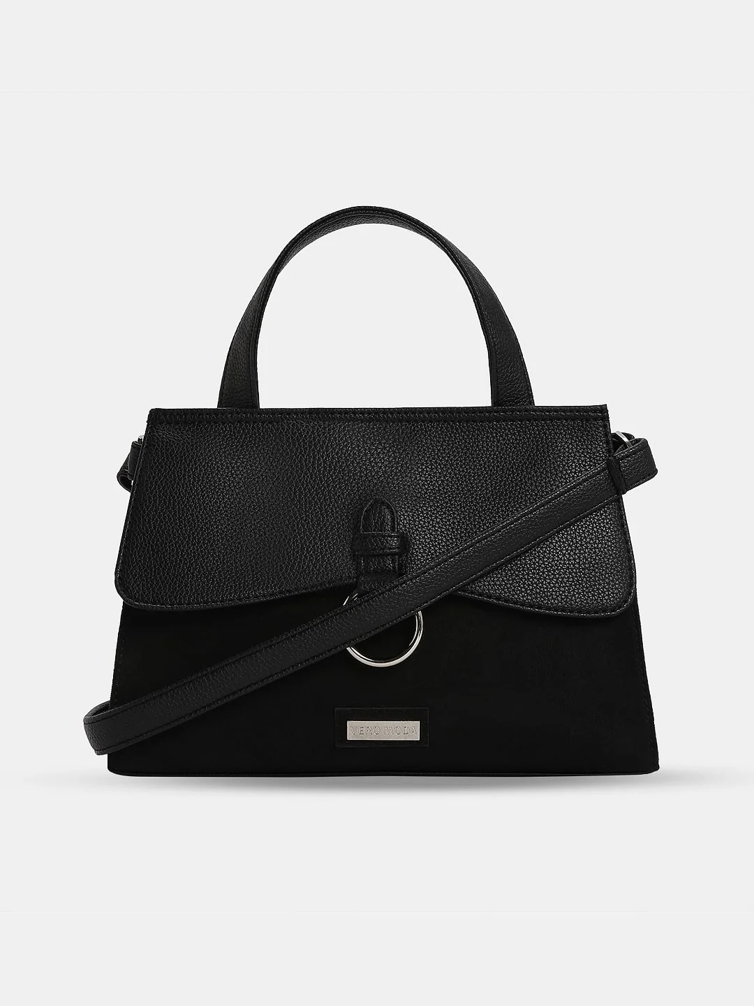 Black Baguette Bag - Image 2