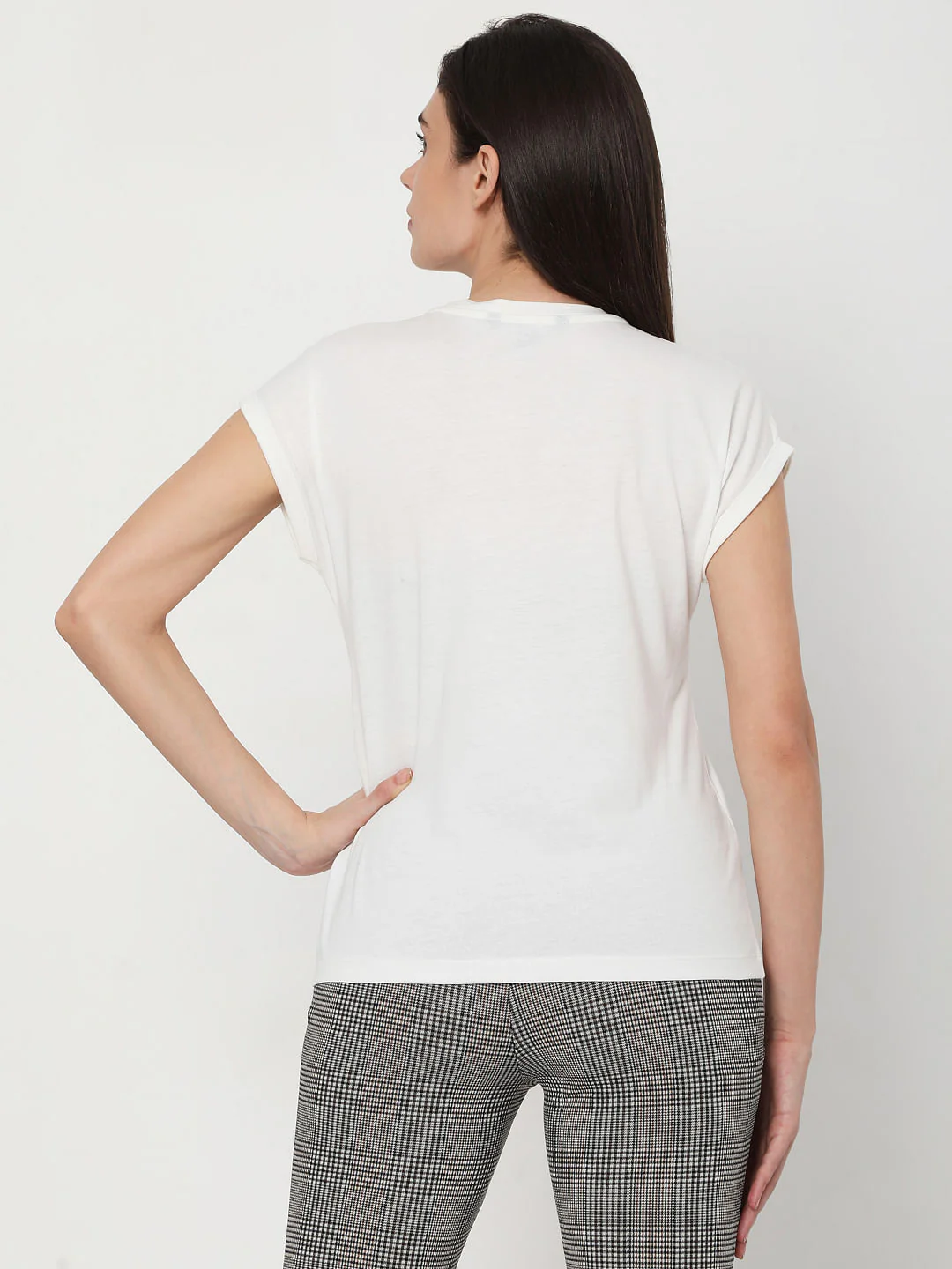 White Graphic Print T-Shirt - Image 3