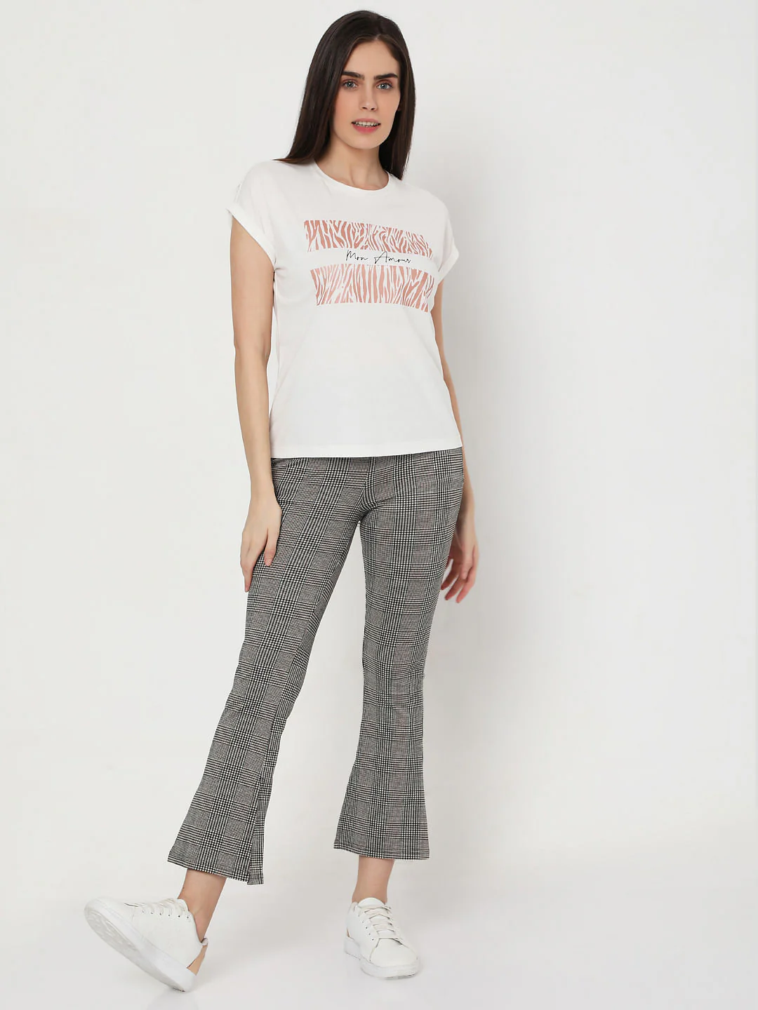 White Graphic Print T-Shirt - Image 4