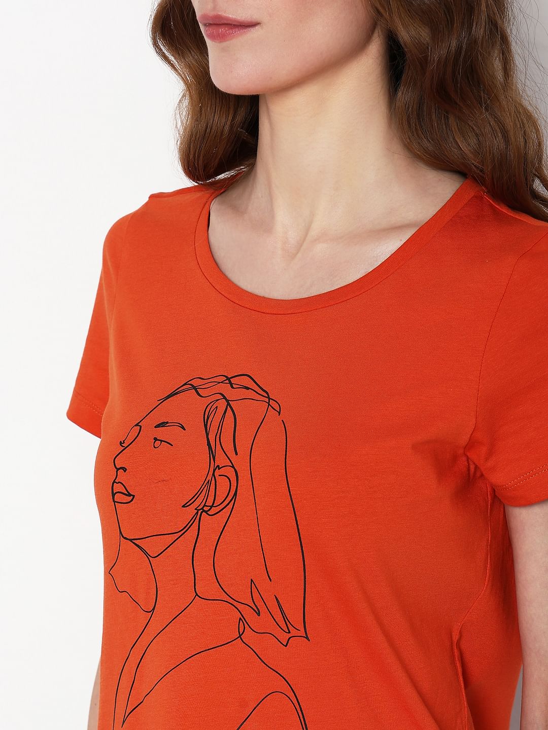 Rust Graphic Print T-Shirt - Image 8