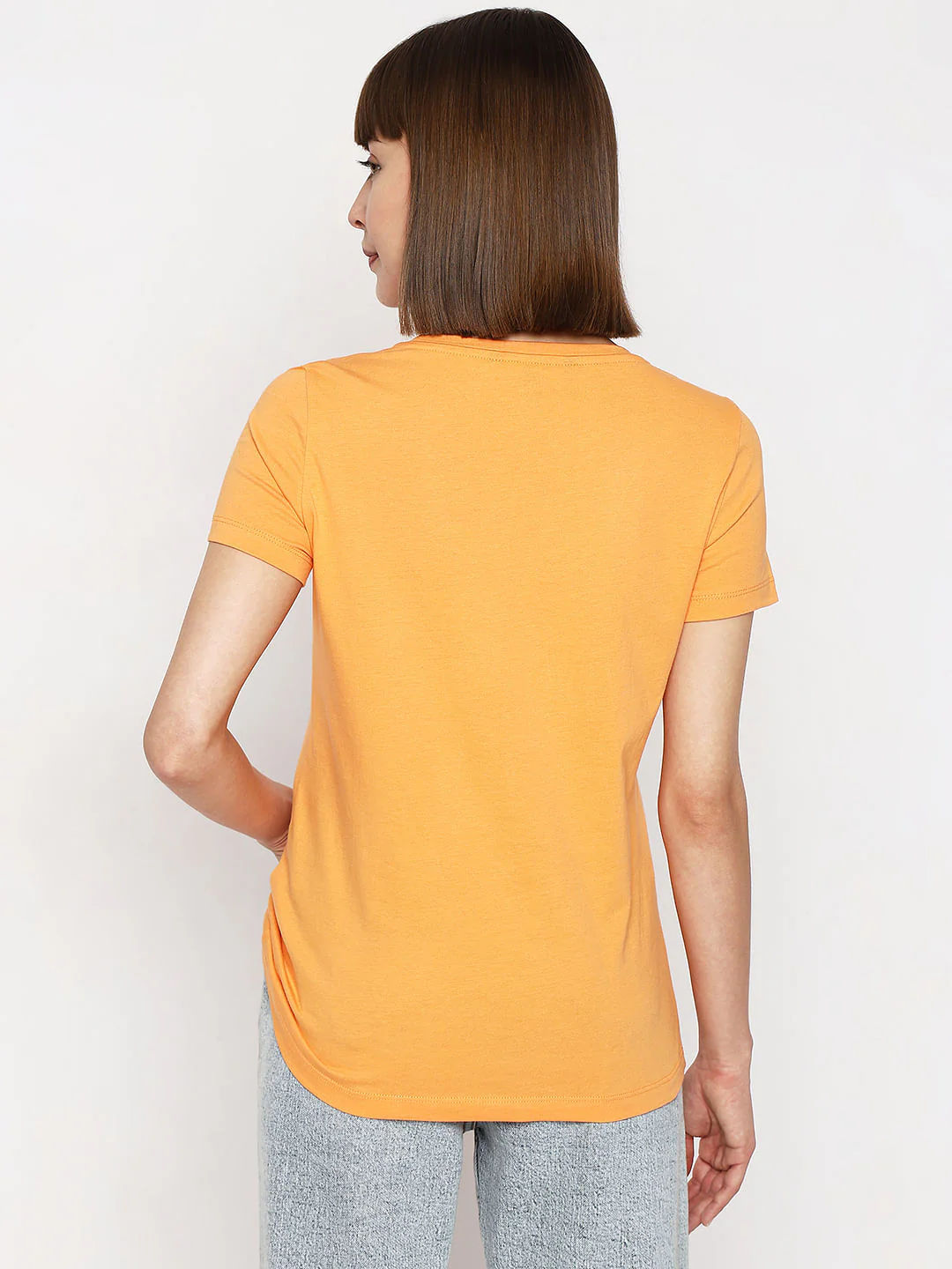 Orange Graphic Print T-Shirt - Image 4