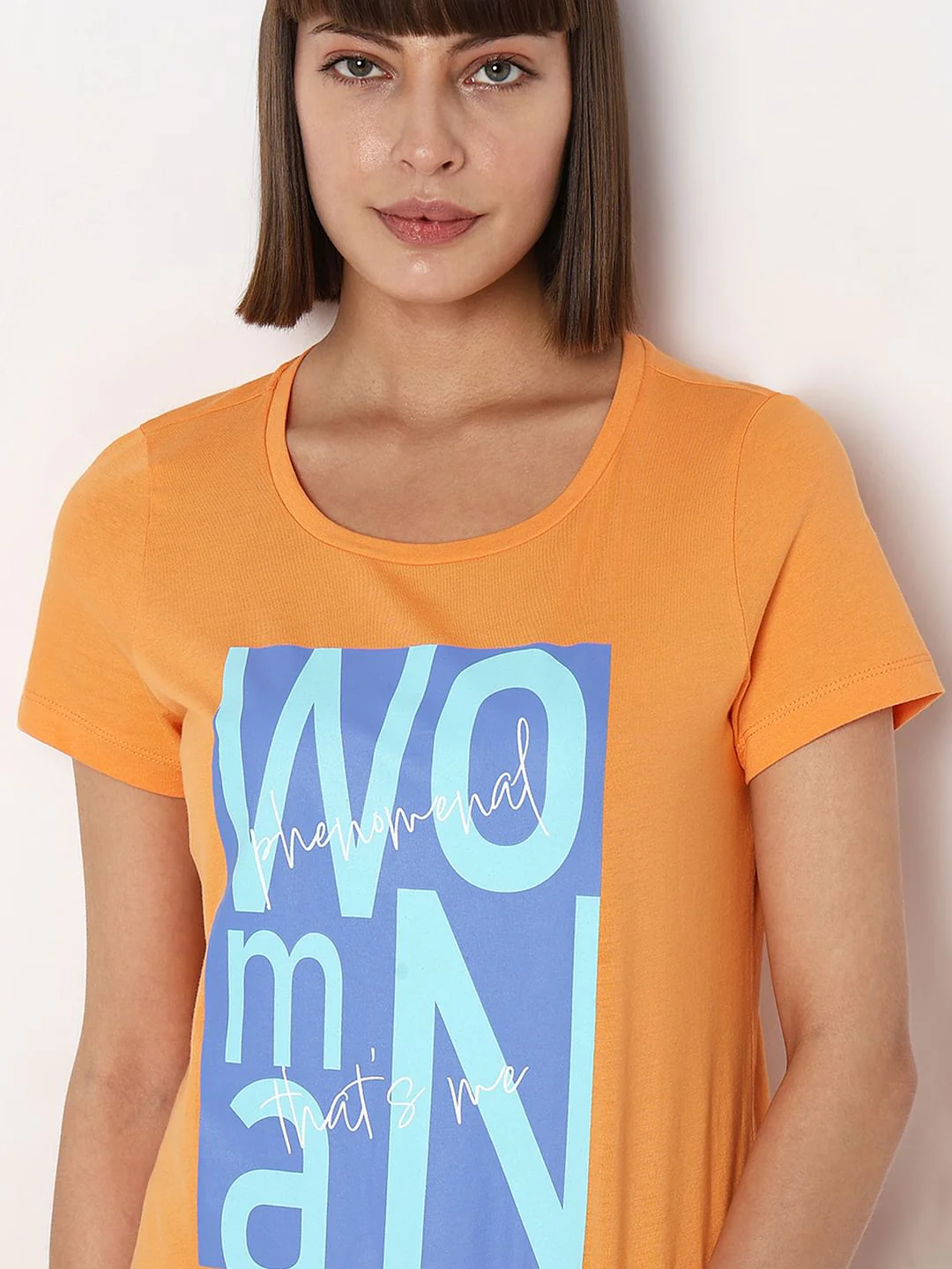 Orange Graphic Print T-Shirt - Image 6