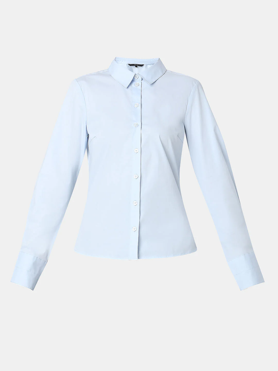 Light Blue Fitted Full Sleeves Shirt - Image 7